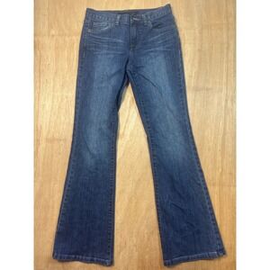 Calvin Klein Low Rise Jeans Womens Blue Size 2 Y2K Bootcut Denim Medium Wash